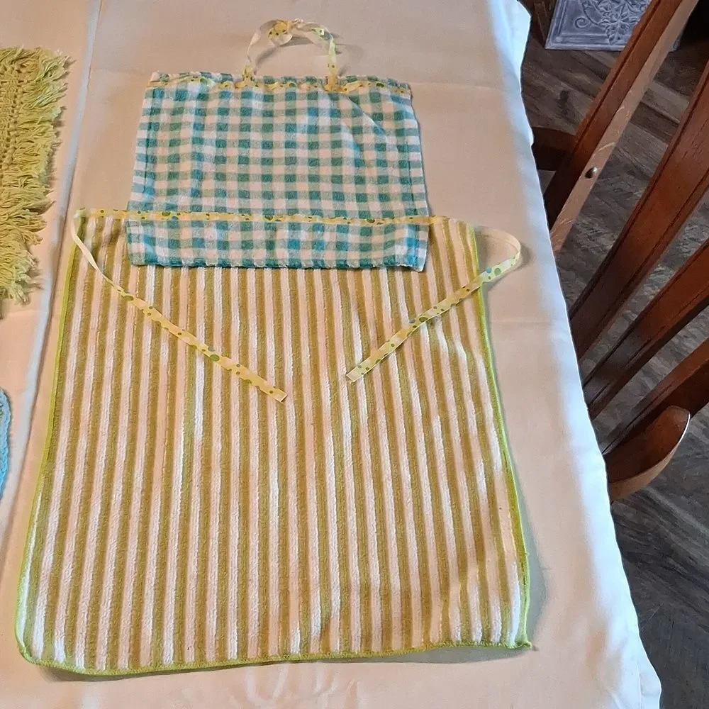 Handmade 4 Pc. Crochet and‎ Sewed Kitchen Set